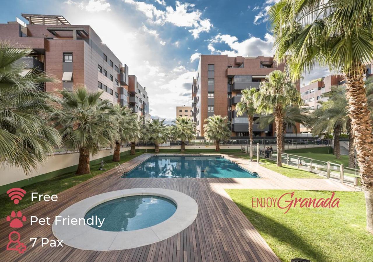 شقة Enjoygranada Emir 3A - Piscina, Gym & Parking المظهر الخارجي الصورة